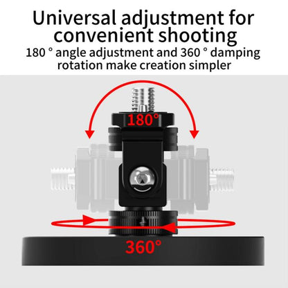 1/4 Snail Ball Head D66mm Magnetic Mount Snail Gimbal Adjustment Bracket - Tripod Heads by buy2fix | Online Shopping UK | buy2fix