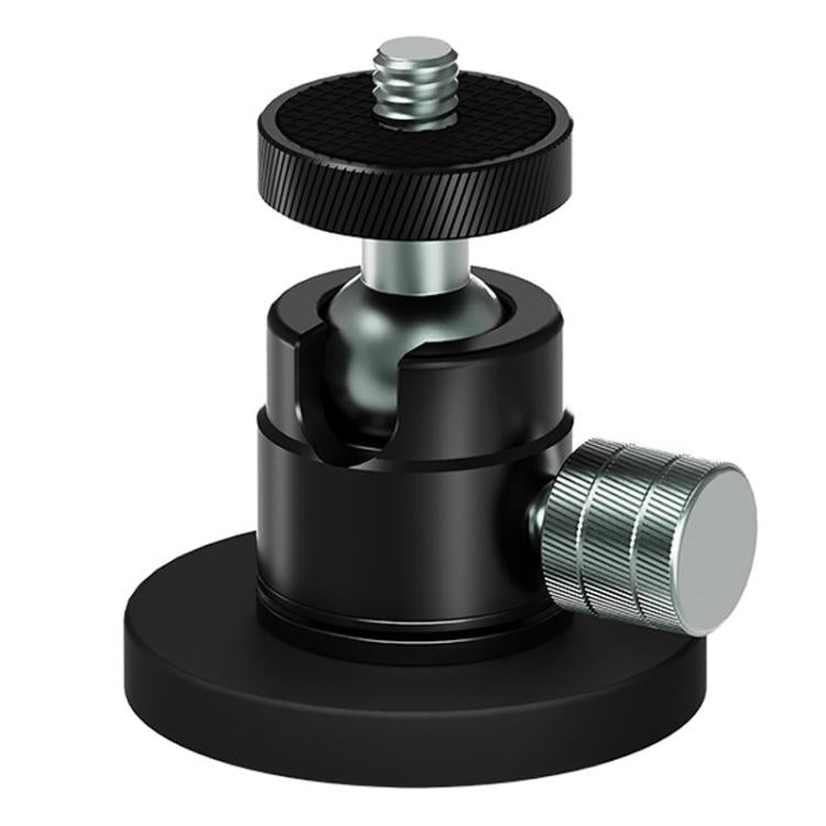 1/4 Ball Head D43mm Magnetic Mount Snail Gimbal Adjustment Bracket - Tripod Heads by buy2fix | Online Shopping UK | buy2fix