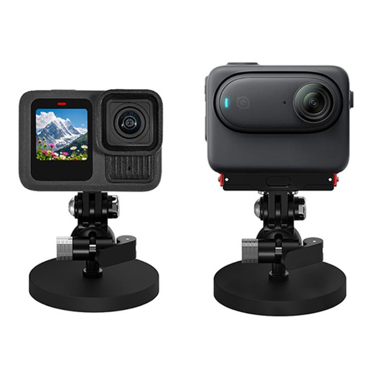 1/4 Ball Head D43mm Magnetic Mount Snail Gimbal Adjustment Bracket - Tripod Heads by buy2fix | Online Shopping UK | buy2fix