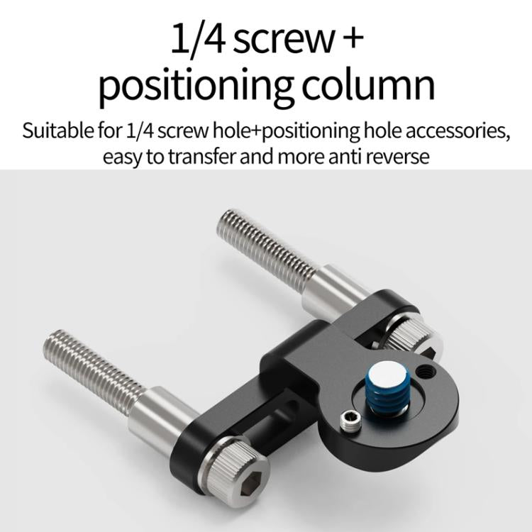 1/4 Arri Positioning Bicycle Stem Camera Mount Cycling Front Light Bracket For Shooting - Holder by buy2fix | Online Shopping UK | buy2fix