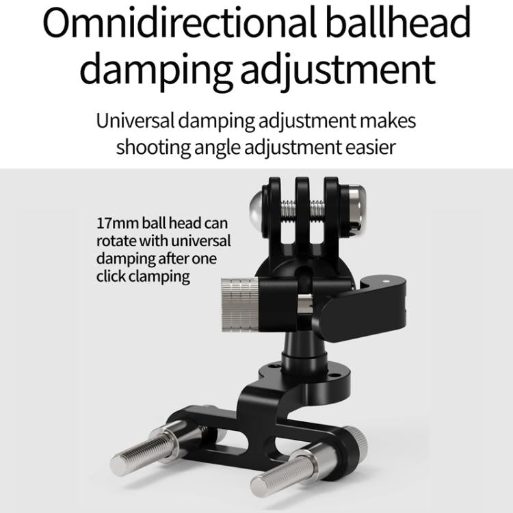 3 Card One Click Clamping Bicycle Stem Camera Mount Cycling Front Light Bracket For Shooting - Holder by buy2fix | Online Shopping UK | buy2fix