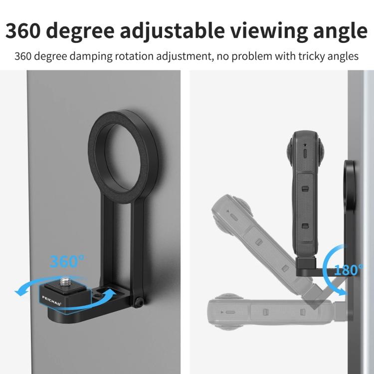 For DJI Action 5 Pro / 4 / 3 / 2 Multifunctional Magnetic Quick Release Base Bracket Expansion - Holder by buy2fix | Online Shopping UK | buy2fix