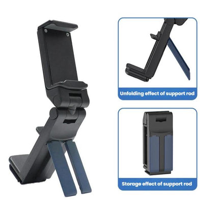 Multi-Functional Travel Mini Desktop Stand Adjustable Rotating Folding Portable Mobile Phone Stand(Black) - Desktop Holder by buy2fix | Online Shopping UK | buy2fix