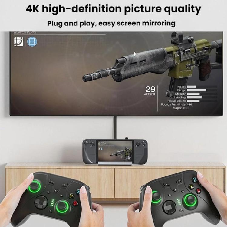 BS-107 7 In 1 Type-C Docking Station 4K 60Hz Gaming Expansion Dock - USB HUB by buy2fix | Online Shopping UK | buy2fix