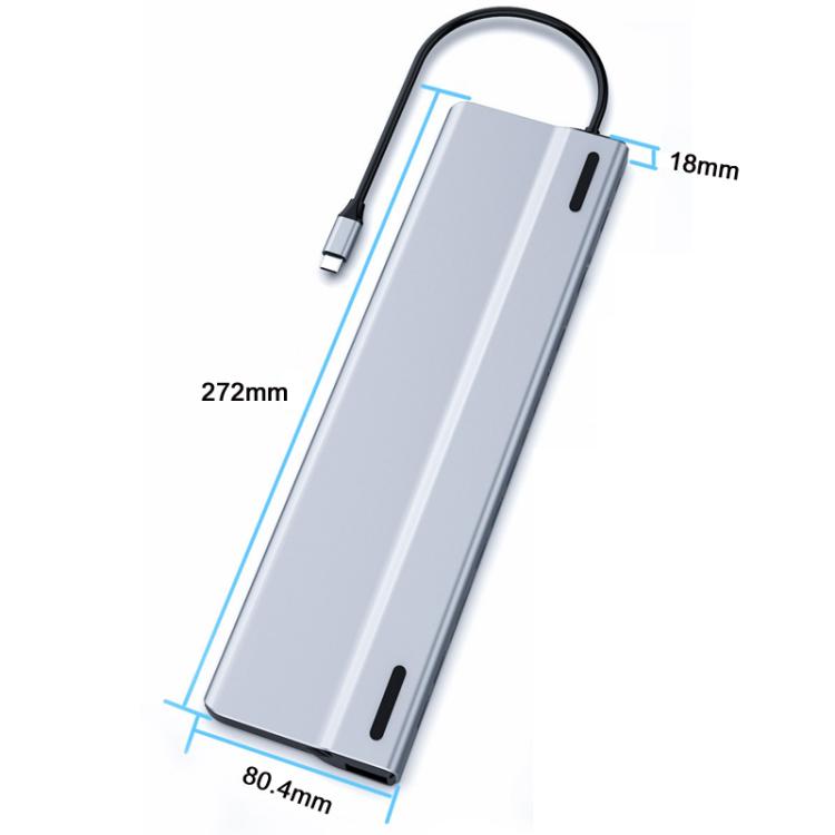 BT14E 14 In 1  Type-C Docking Station USB HUB Multi Port Hub Laptop Converter - USB HUB by buy2fix | Online Shopping UK | buy2fix