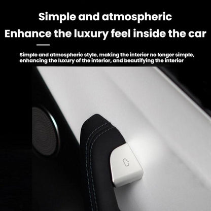 For Tesla Model 3 Highland Door Button Protective Patch(Silver) - Car Interior Mouldings by buy2fix | Online Shopping UK | buy2fix