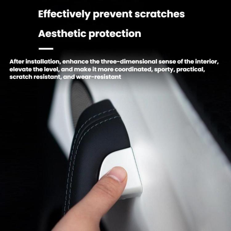 For Tesla Model 3 Highland Door Button Protective Patch(Silver) - Car Interior Mouldings by buy2fix | Online Shopping UK | buy2fix