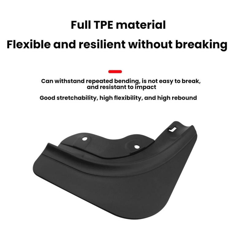 For Tesla Model Y Juniper Tire Splash Guards Fenders(4pcs /Set) - Mudguards by buy2fix | Online Shopping UK | buy2fix
