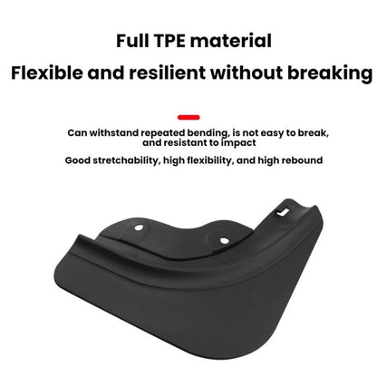 For Tesla Model Y Juniper Tire Splash Guards Fenders(4pcs /Set) - Mudguards by buy2fix | Online Shopping UK | buy2fix