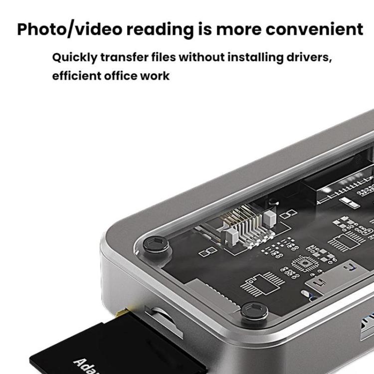 SW10V-PRO Type-C Docking Station USB HUB Multi Port Hub Computer Converter - USB HUB by buy2fix | Online Shopping UK | buy2fix