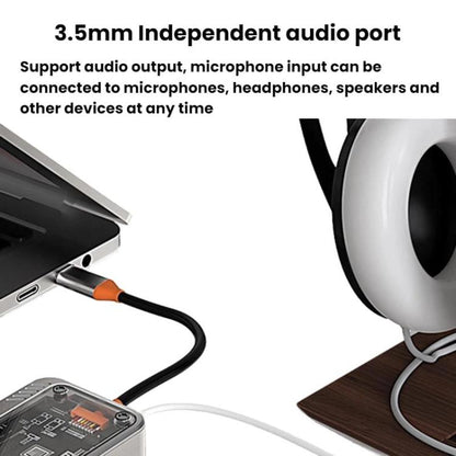 SW10V-PRO Type-C Docking Station USB HUB Multi Port Hub Computer Converter - USB HUB by buy2fix | Online Shopping UK | buy2fix