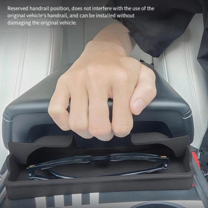 For Tesla Model 3/Y Armrest Modification Glasses Storage Pocket(Gray) - Stowing Tidying by buy2fix | Online Shopping UK | buy2fix