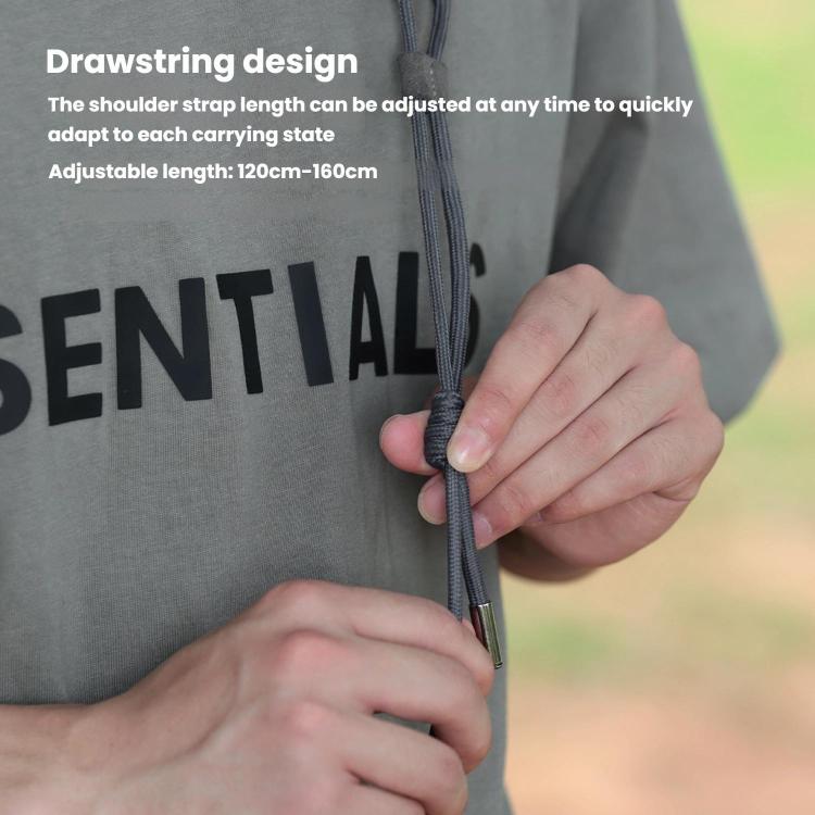 Cwatcun D214 Medium Universal Camera Strap Comfortable Pressure Relieving Camera Strap(Dark Gray) - Camera Strap by Cwatcun | Online Shopping UK | buy2fix