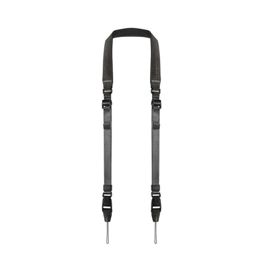 Cwatcun D213  Medium Universal Camera Shoulder Strap Matte Leather Quick Release Strap(Dark Gray) - Camera Strap by Cwatcun | Online Shopping UK | buy2fix