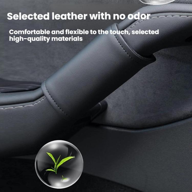 For Tesla Model 3/Y Interior Door Handle Cover Modification(Black) - Car Interior Mouldings by buy2fix | Online Shopping UK | buy2fix