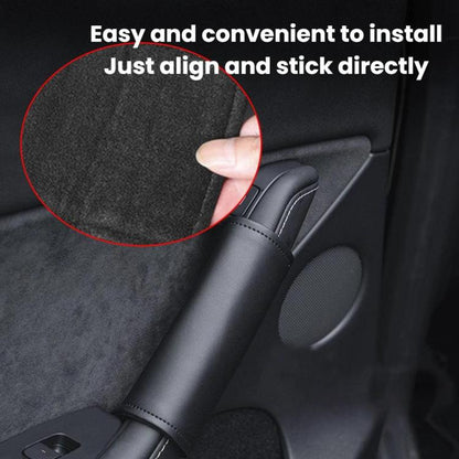 For Tesla Model 3/Y Interior Door Handle Cover Modification(Black) - Car Interior Mouldings by buy2fix | Online Shopping UK | buy2fix