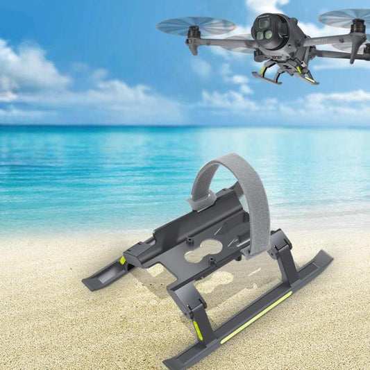 For DJI Mavic 4 Pro Drone YX  Foldable Heightening Landing Gear with Reflective Strips(Gray) - Holder Series by YX | Online Shopping UK | buy2fix