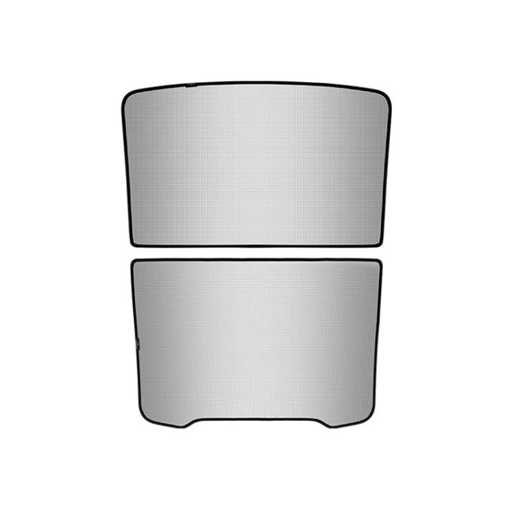 For Tesla Model Y Juniper Ice Crystals Sunroof Sunshade(Black) - Window Foils & Solar Protection by buy2fix | Online Shopping UK | buy2fix