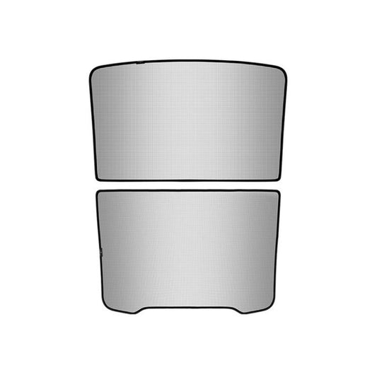 For Tesla Model Y Juniper Ice Crystals Sunroof Sunshade(Black) - Window Foils & Solar Protection by buy2fix | Online Shopping UK | buy2fix