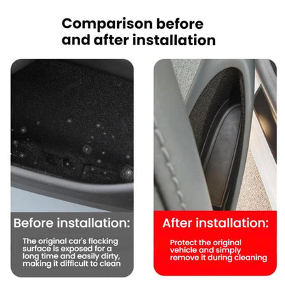 For Tesla Model 3 Highland Door Slot Storage Box(Black) - Stowing Tidying by buy2fix | Online Shopping UK | buy2fix