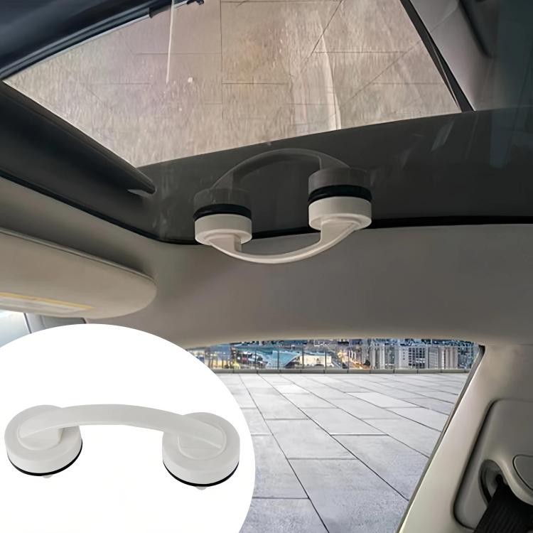 For Tesla Model 3/Y/S/X Car Roof Suction Cup Handle(White) - Door Handles by buy2fix | Online Shopping UK | buy2fix