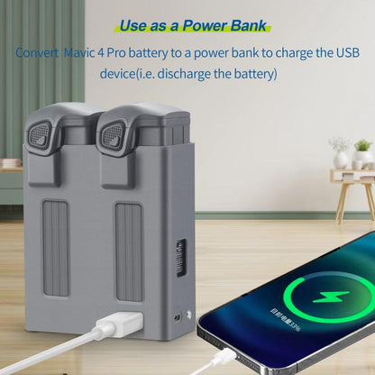 For DJI Mavic 4 Pro YX Dual-Channel Charger Battery Manager Simultaneous Charging Station - Charger by YX | Online Shopping UK | buy2fix