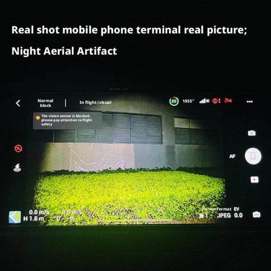 For DJI Mavic 4 Pro Drone YX 300LM Adjustable LED Spotlight Night Flight Searchlight with 3 Modes(Black) - Others by YX | Online Shopping UK | buy2fix