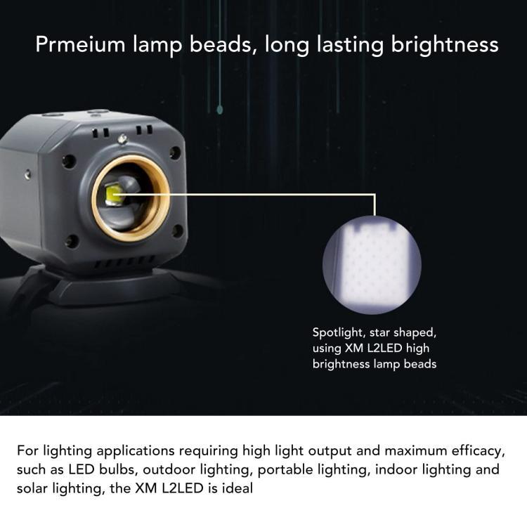 For DJI Mavic 4 Pro Drone YX 300LM Adjustable LED Spotlight Night Flight Searchlight with 3 Modes(Black) - Others by YX | Online Shopping UK | buy2fix