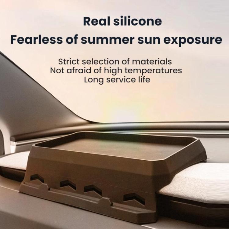 For Tesla Model 3 Highland Dashboard Tissue Storage Tray(Black) - Stowing Tidying by buy2fix | Online Shopping UK | buy2fix