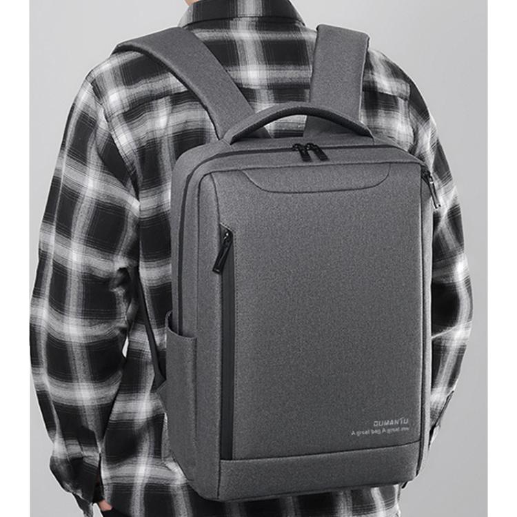 OUMANTU 2106-1 Lightweight Business Laptop Backpack Large Capacity USB Charging Daypack For Work, Travel, Gym(Black) - Backpack by OUMANTU | Online Shopping UK | buy2fix