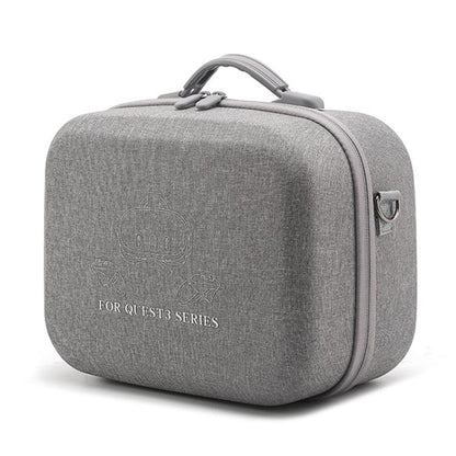 For Meta Quest 3 / 3S BKano Q3-002 VR Headset Console Storage Bag Shoulder Handheld Bag(Grey) - VR Accessories by BKano | Online Shopping UK | buy2fix