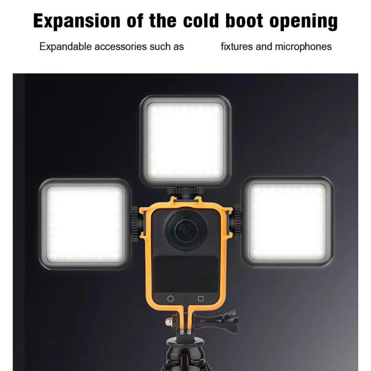 For DJI Osmo 360 Camera CQT Expansion Frame Anti-Scratch & Shockproof Protector Ordinary Orange - Protection Frame by CQT | Online Shopping UK | buy2fix