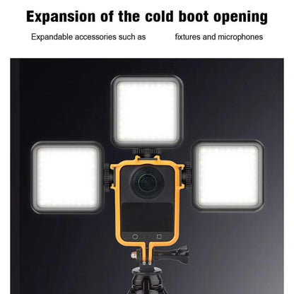 For DJI Osmo 360 Camera CQT Expansion Frame Anti-Scratch & Shockproof Protector Cold Shoe Black - Protection Frame by CQT | Online Shopping UK | buy2fix