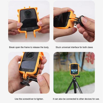 For DJI Osmo 360 Camera CQT Expansion Frame Anti-Scratch & Shockproof Protector Ordinary Black - Protection Frame by CQT | Online Shopping UK | buy2fix
