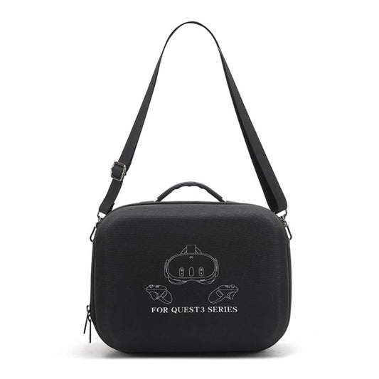 For Meta Quest 3 / 3S BKano Q3-001 VR Headset Console Storage Bag Shoulder Handheld Bag(Black) - VR Accessories by BKano | Online Shopping UK | buy2fix