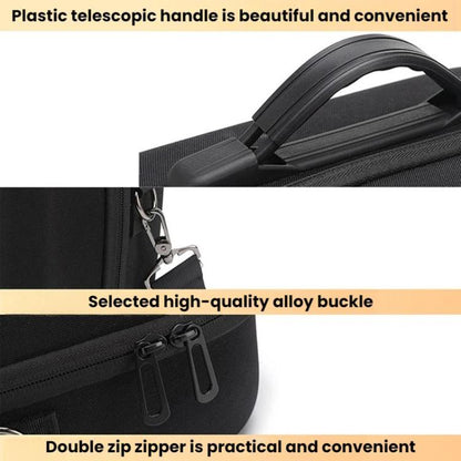 For Meta Quest 3 / 3S BKano Q3-001 VR Headset Console Storage Bag Shoulder Handheld Bag(Black) - VR Accessories by BKano | Online Shopping UK | buy2fix