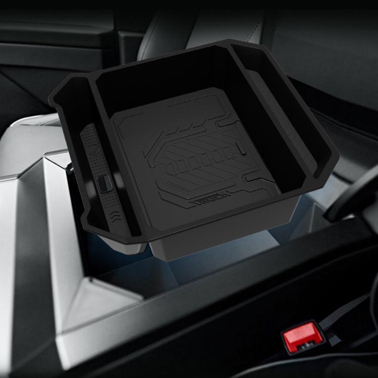 For Tesla Cybertruck Center Console Storage Box(Black) - Stowing Tidying by buy2fix | Online Shopping UK | buy2fix
