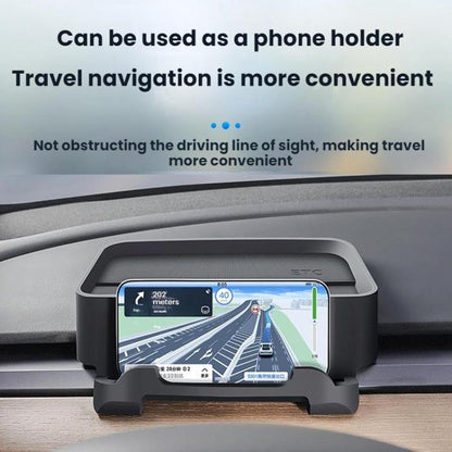 For Tesla Model 3 Highland Removable Dashboard Tray ETC Holder(Black) - Stowing Tidying by buy2fix | Online Shopping UK | buy2fix