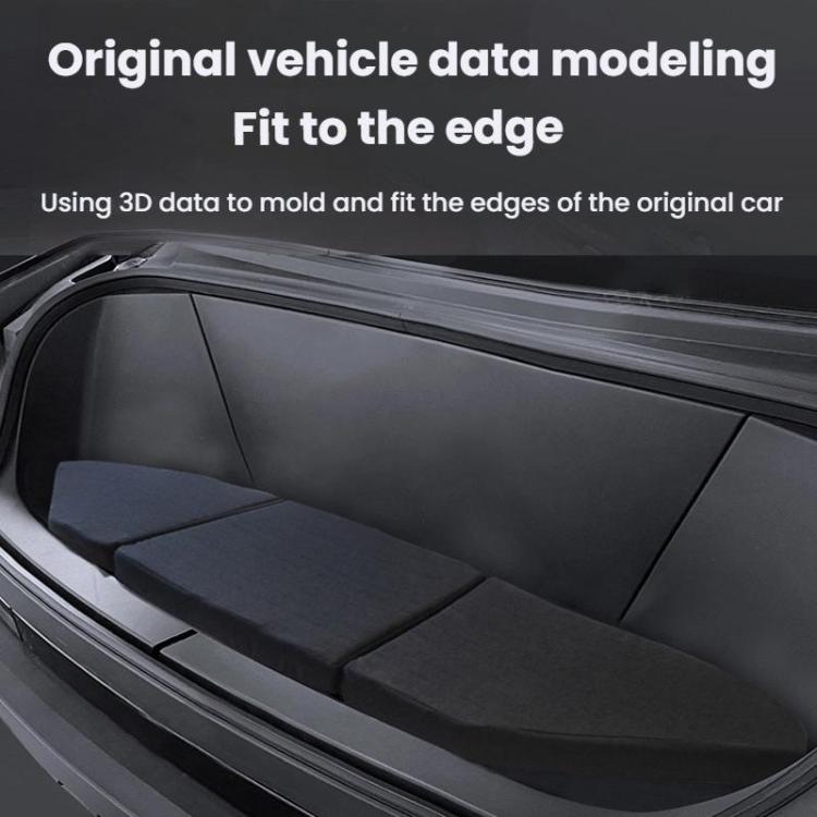 For Tesla Cybertruck Folding Front Trunk Foam Seat Cushion(Black) - Seat Accessories by buy2fix | Online Shopping UK | buy2fix