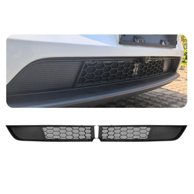 For Tesla Model Y Juniper Front Air Insect Screen(Separate) - Front Grille Decoration Strip by buy2fix | Online Shopping UK | buy2fix