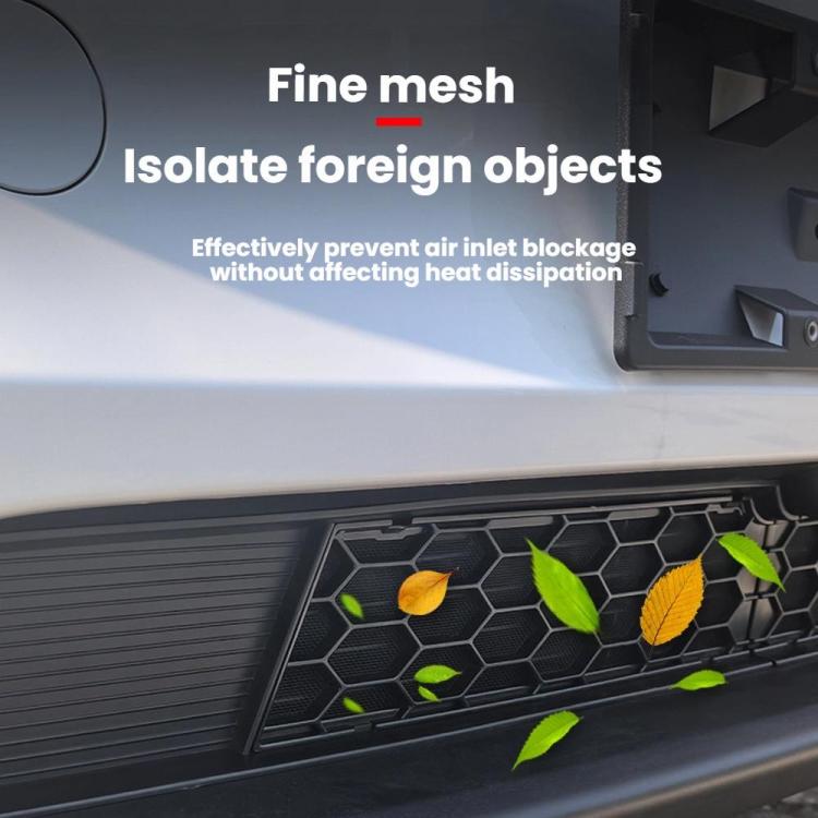 For Tesla Model Y Juniper Front Air Insect Screen(Separate) - Front Grille Decoration Strip by buy2fix | Online Shopping UK | buy2fix