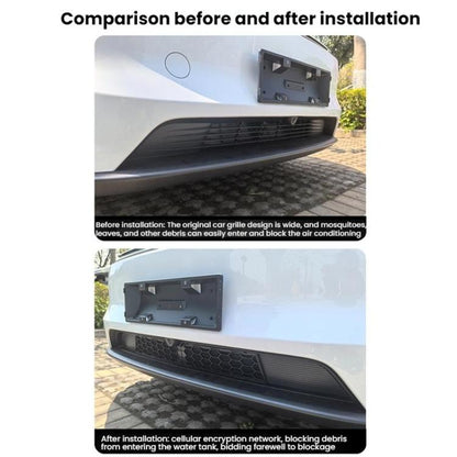 For Tesla Model Y Juniper Front Air Insect Screen(Separate) - Front Grille Decoration Strip by buy2fix | Online Shopping UK | buy2fix