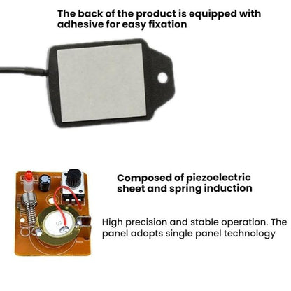 XH2.54/XF2510 3P 12V Car Anti-theft Vibration Sensor(GY166) - Security Alarm System by buy2fix | Online Shopping UK | buy2fix