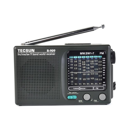 TECSUN R-909 AM FM SW 9-Band Pocket Mini Portable Radio(Standard) - Radio Player by TECSUN | Online Shopping UK | buy2fix