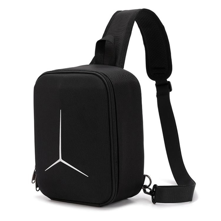 For DJI Mini 2 / 2 SE / 4K Fly More Combo BKano M4K-004 Hard Shell Portable Chest Bag Crossbody Backpack(Black) - Carry Cases & Bags by BKano | Online Shopping UK | buy2fix
