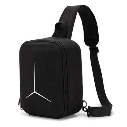 For DJI Mini 2 / 2 SE / 4K Fly More Combo BKano M4K-004 Hard Shell Portable Chest Bag Crossbody Backpack(Black) - Carry Cases & Bags by BKano | Online Shopping UK | buy2fix