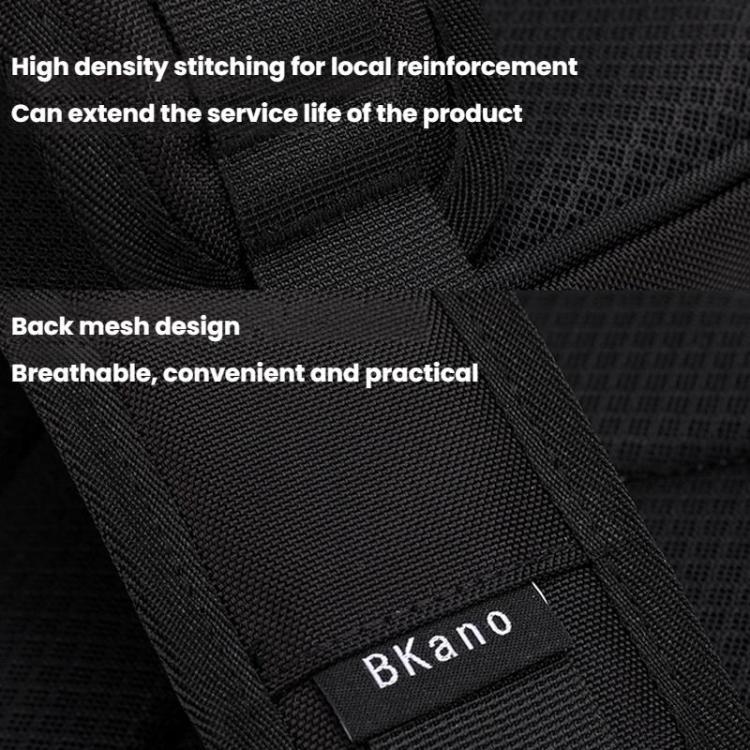 For DJI Mini 2 / 2 SE / 4K Fly More Combo BKano M4K-004 Hard Shell Portable Chest Bag Crossbody Backpack(Black) - Carry Cases & Bags by BKano | Online Shopping UK | buy2fix