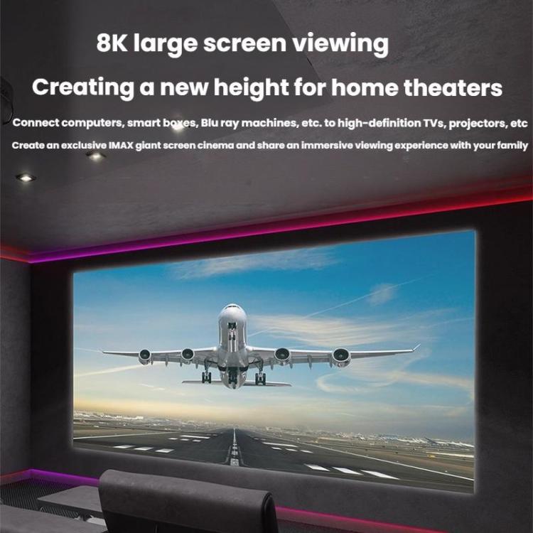 5m HDMI 2.1 Male To Male 8K HD Cable Computer Laptop Monitor TV Connection Cable - Cable by buy2fix | Online Shopping UK | buy2fix