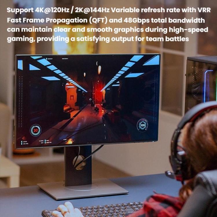 5m HDMI 2.1 Male To Male 8K HD Cable Computer Laptop Monitor TV Connection Cable - Cable by buy2fix | Online Shopping UK | buy2fix