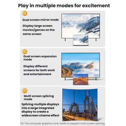 5m HDMI 2.1 Male To Male 8K HD Cable Computer Laptop Monitor TV Connection Cable - Cable by buy2fix | Online Shopping UK | buy2fix